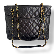 Load image into Gallery viewer, CHANEL Quilted Lambskin Shoulder Tote, c.1986–1988
