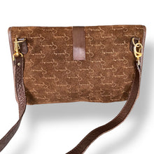 Load image into Gallery viewer, 1970&#39;s Givenchy Monogram Suede Cross Body Bag
