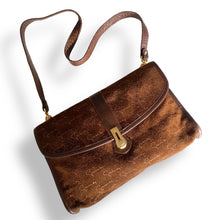 Load image into Gallery viewer, 1970&#39;s Givenchy Monogram Suede Cross Body Bag
