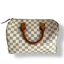 Load image into Gallery viewer, Louis Vuitton Damier Azur Speedy 25 – Vintage, Made in France
