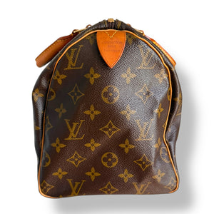 Vintage Louis Vuitton Monogram Speedy 25 – with Lock & Key