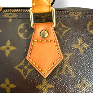 Vintage Louis Vuitton Monogram Speedy 25 – with Lock & Key