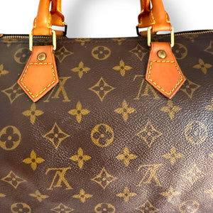 Vintage Louis Vuitton Monogram Speedy 25 – with Lock & Key