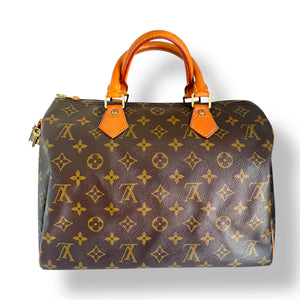 Vintage Louis Vuitton Monogram Speedy 25 – with Lock & Key
