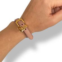 Load image into Gallery viewer, Beautiful Miu Miu &quot;Madras&quot; Leather Cuff
