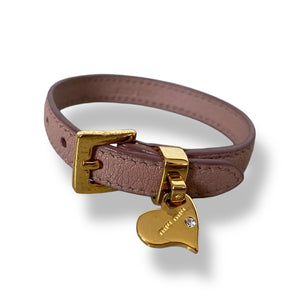 Beautiful Miu Miu "Madras" Leather Cuff