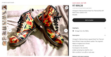 Load image into Gallery viewer, Rare Made In England Rub Off Doc Martens
