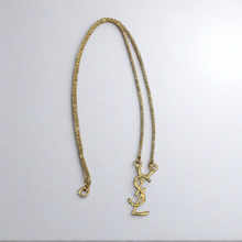 Load image into Gallery viewer, Beautiful Vintage YSL Logo Charm Necklace
