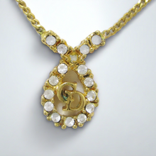 Load image into Gallery viewer, Vintage Christian Dior Pendant with Rhinestones
