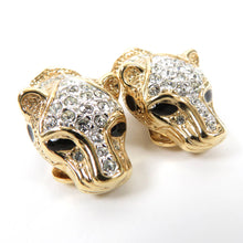 Load image into Gallery viewer, Vintage Attwood &amp; Sawyer Panther Clip-On Earrings
