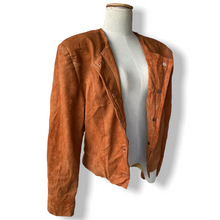 Load image into Gallery viewer, Stunning and Soft Tan Suede Jacket
