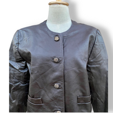 Load image into Gallery viewer, Gorgeous Chocolate Brown Leather Jacket
